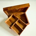 Burl Wood Box Organizer With Lock – Handmade Thuya Wooden Box - Image 8
