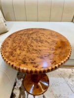 Wood Coffee Table - Handmade Moroccan Thuya Inlay Table - Image 8