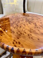 Wood Coffee Table - Handmade Moroccan Thuya Inlay Table - Image 2