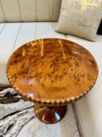Wood Coffee Table - Handmade Moroccan Thuya Inlay Table - Image 3