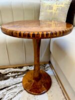 Wood Coffee Table - Handmade Moroccan Thuya Inlay Table - Image 5