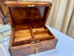 Lockable Wooden Box - Handmade Thuya Keepsake Box - Image 5
