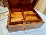 Lockable Wooden Box - Handmade Thuya Keepsake Box - Image 6