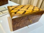 Gift Wooden Box Organizer With Key – Handmade Thuya Wood Box - Image 3
