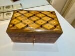 Gift Wooden Box Organizer With Key – Handmade Thuya Wood Box - Image 5