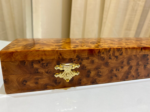 Decorative Wood Box – Handmade Thuya Watch Organizer - Image 4