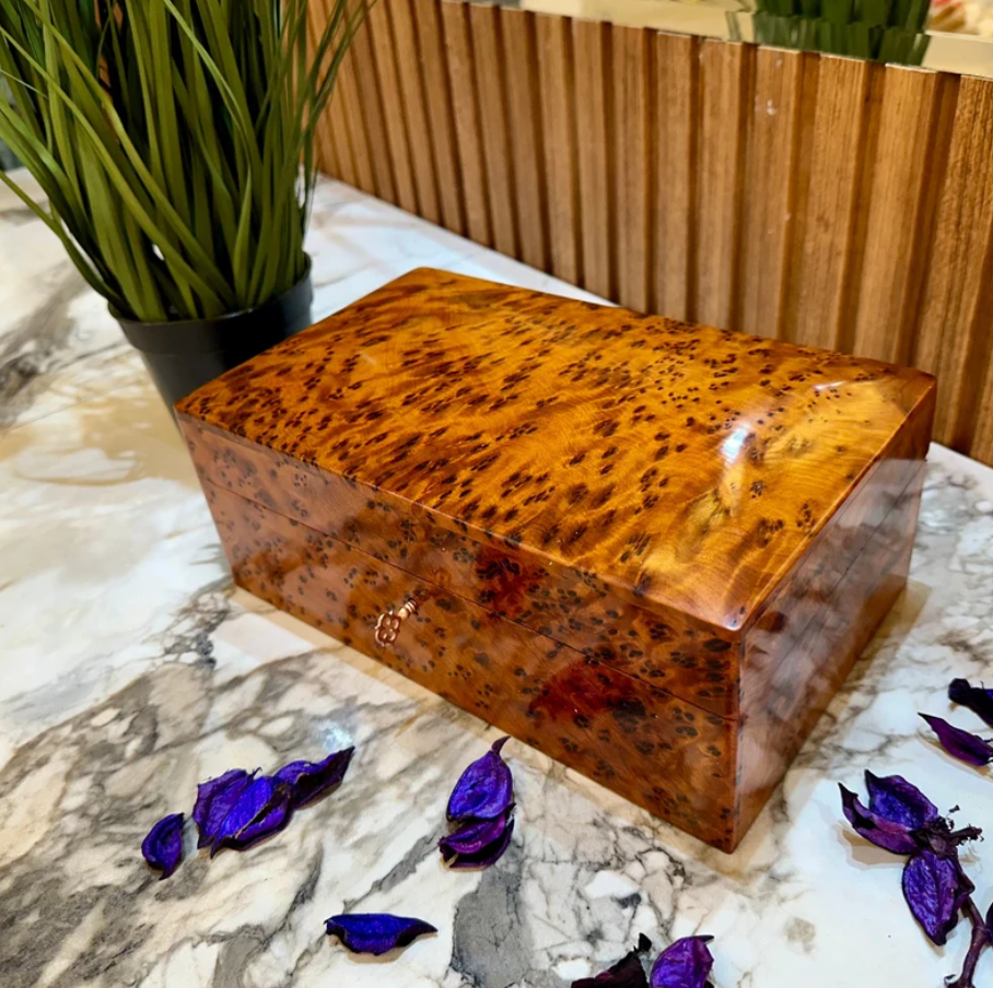 Jewelry decorative box Wooden Jewelry Box With Lock