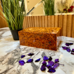 Wooden Jewelry Box With Lock - Handmade Thuya Box - Image 4