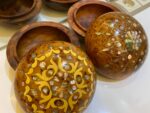 Round Thuya Wood Jewelry Box