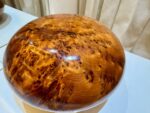 Round Box – Handmade Thuya Wood Jewelry & Keepsake Box - Image 4