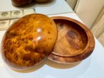 Round Box – Handmade Thuya Wood Jewelry & Keepsake Box - Image 6