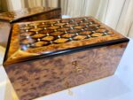 Jewelry Box for Men - Thuya Wood Storage Box with Lock - Image 3