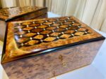 Jewelry Box for Men - Thuya Wood Storage Box with Lock - Image 6