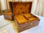 Jewelry Box for Men - Thuya Wood Storage Box with Lock - Image 7