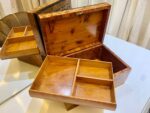 Jewelry Box for Men - Thuya Wood Storage Box with Lock - Image 8
