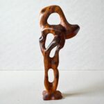 Wood Sculpture - Handmade Abstract Thuya Wood Decor - Image 5