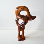 Wood Sculpture - Handmade Abstract Thuya Wood Decor - Image 6