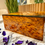Watch Box – Handmade Thuya Wood Jewelry Box With Key - Image 3