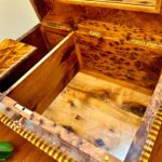 Handmade Thuya Wood Organizer with Lock - Image 9