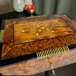 Wooden Box – Elegant Handmade Thuya Organizer with Lock - Image 3