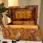 Wooden Box – Elegant Handmade Thuya Organizer with Lock - Image 6