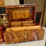 Wooden Box – Elegant Handmade Thuya Organizer with Lock - Image 5