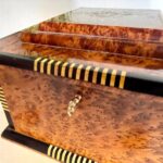 Womens Jewelry Box – Handmade Thuya Wood Treasure Chest - Image 2