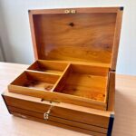 Cedar Jewelry Box - Handmade Moroccan Thuya Wood Organizer - Image 4