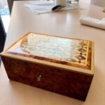 Wooden Ring Box – Handcrafted Moroccan Thuya Wood - Image 3