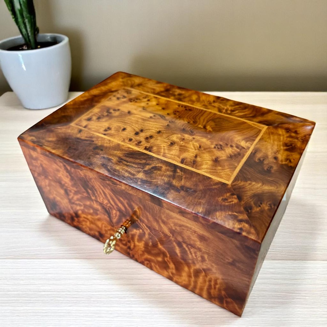 Jewelry Box Organizer With Keys Personalized Wooden Jewelry Box