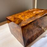Personalized Wooden Jewelry Box - Thuya Wood Keepsake Box - Image 4