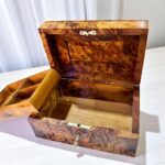 Personalized Wooden Jewelry Box - Thuya Wood Keepsake Box - Image 7