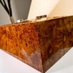 Wooden Keepsake Box – Handmade Thuya Wood Lockable Storage Box - Image 3