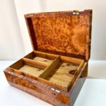 Wooden Keepsake Box – Handmade Thuya Wood Lockable Storage Box - Image 5