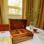 Engagement Ring Box – Handmade Thuya Wood with Lock & Customization - Image 6