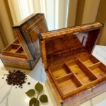 Engagement Ring Box – Handmade Thuya Wood with Lock & Customization - Image 8